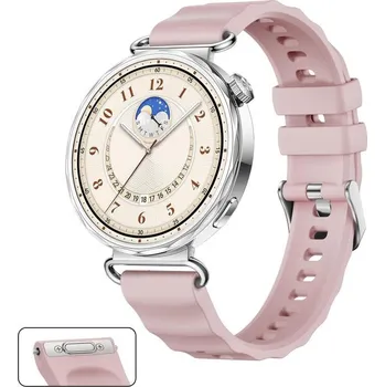 Příslušenství k chytrým hodinkám eses Silikonový řemínek pro Huawei Watch GT 5 41mm a GT 6 41mm - Růžový, OneClick