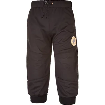 Little Angel kalhoty softshell lem STRETCH - černá Velikost: 98