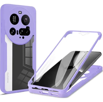 Pouzdro na mobilní telefon Techsuit ColorVerse 360 Series s ochranou displeje Xiaomi 15 Ultra fialová