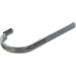 Gutta žlabový hák FeZn kroucený 33/53 cm