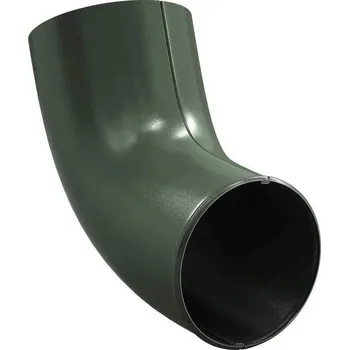 okap Gutta barevné výtokové okapové koleno 100 mm RAL 6020