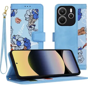 Pouzdro na mobilní telefon Pouzdro Techsuit FlipCraft pro Xiaomi Redmi Note 14 4G Standard modré