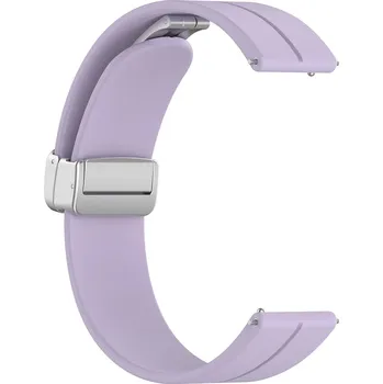 Řemínek na hodinky Techsuit Řemínek 22mm W011 pro Huawei Xiaomi Fialový