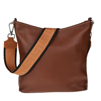 Kabelka NovaKabelka.cz Kožená italská crossbody kabelka Amalia Marrone III