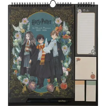 Kalendář Oficiální nástěnný plánovací kalendář 2025/2026 Harry Potter (30 x 34 cm)
