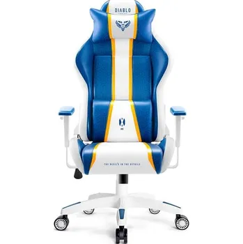 Herní příslušenství Herní židle Diablo X-One 2.0 King Size: modrá Bílá/modrá