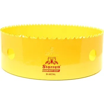 Vrták STARRETT Vykružovací vrták korunkový HSS 127mm, bimetalová děrovka - novinka FAST CUT!