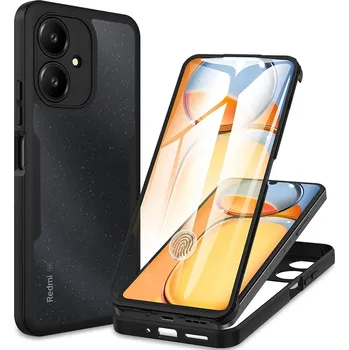 Pouzdro na mobilní telefon Techsuit ColorVerse 360 Series Screen Protector Xiaomi Redmi 13C 5G Black
