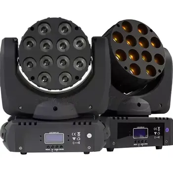 LED osvětlení Pronájem LED, beam otočné hlavy 12x12W, RGBW