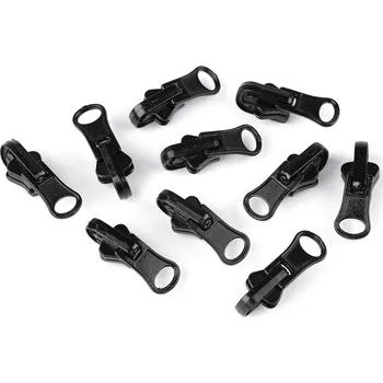 Zip Jezdec ke kostěným zipům No 5 oboustranný překlápěcí černá 50 ks