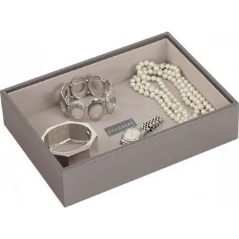 Šperkovnice Stackers, Krabička na šperky Stackers open classic šedo-růžová - Formadore