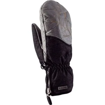 Módní doplněk Dámské lyžařské rukavice Viking Salea Mitten šedé Zvolte velikost:: 5