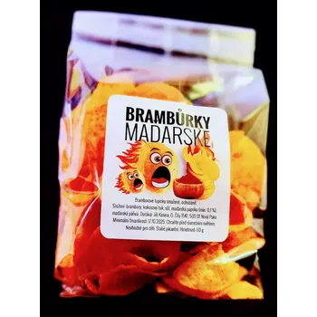 Chips Výchozí Brambůrky maďarská paprika 60 g Maďarská paprika