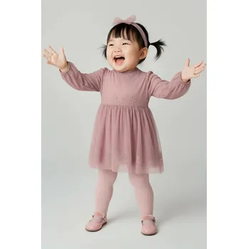 Dětská móda Kojenecké šaty Mayoral 2902.4A.Baby.9BYA růžová 30X, vel. 68