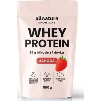 Protein Allnature Sportlab WHEY protein jahoda 500 g