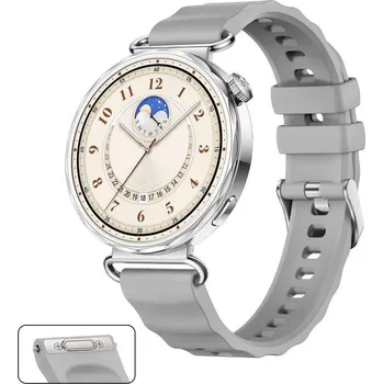 Příslušenství k chytrým hodinkám eses Silikonový řemínek pro Huawei Watch GT 5 41mm a GT 6 41mm - Šedý, OneClick