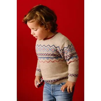 Dívčí svetr Dětský svetr s příměsí vlny Mayoral béžová barva, 2344 2344.3E.Baby.9BYA 08X, vel. 98