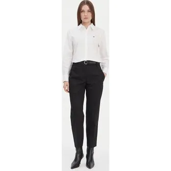 Pánské kalhoty Tommy Hilfiger Chino kalhoty WW0WW40504 Černá Straight Fit 36
