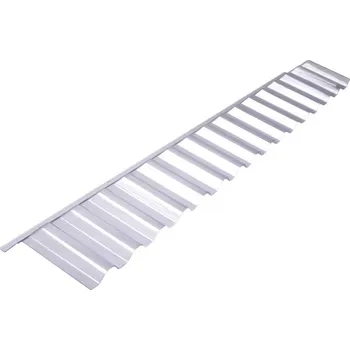 pvc deska Gutta napojení na čelní stěnu (trapéz 70 x 18 mm) 1090 x 150 mm (pouze pro trapéz PVC) čirá