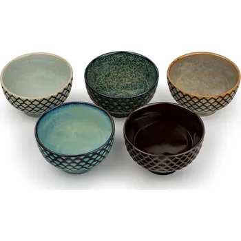 Porcelánové šálky v sadě 5 ks 200 ml Sara – Bredemeijer ID_1822648