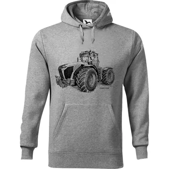 Dámská mikina Mikina - Claas Xerion 4500 Barva: Šedá (12), Velikost: XXL, Střih: Pánské