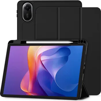 Pouzdro Techsuit Flex Trifold s držákem na tužku pro Xiaomi Redmi Pad 2 černé
