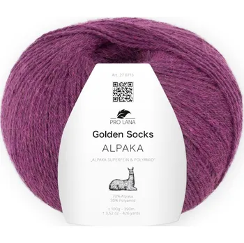 Příze Příze Pro Lana Golden Socks Alpaka 39 beere meliert
