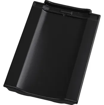 Střešní krytina Taška ukončovací TONDACH Contiton / Stodo 12 posuvná levá – glazura břidlicově černá