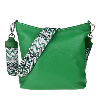Kabelka NovaKabelka.cz Kožená italská crossbody kabelka Amalia Verde II