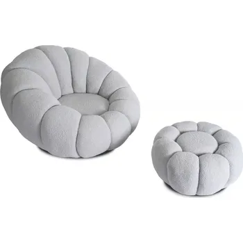 Křeslo JAKS Otočné křeslo šedé Pettit