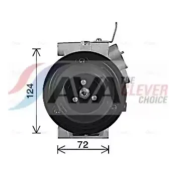 Kompresor klimatizace AVA QUALITY COOLING Kompresor klimatizace ** CLEVER FIT ** AVA HYAK498 + DOPRAVA ZDARMA!