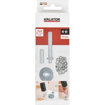 Kleště Kreator KRTH62509 - Nýtovací nástroj 12,5mm plus 30ks