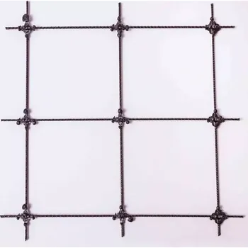 Pletivo Kompozitní kari síť ORLITECH Ø 3 mm, oko 100 x 100 mm, rozměr 1,2 x 3 m (čedičová kari síť ORLITECH Ø 3mm oko 100 x 100 mm, náhrada za ocelovou kari síť Ø 5 a 6mm)