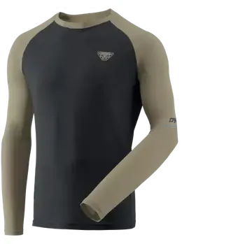 Pánské oblečení Dynafit Alpine Pro pánské triko dlouhý rukáv Blueberry/Rock Khaki vel. L