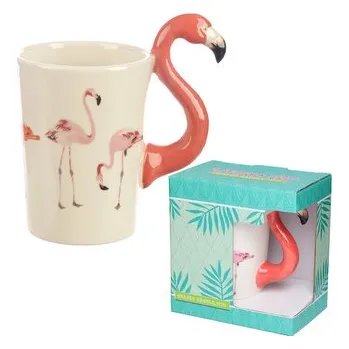 Keramický hrnek Plameňák