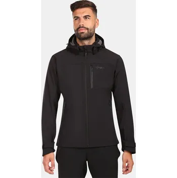 Cyklistické oblečení KILPI - Bunda pánská softshell RAVIO-M, černá