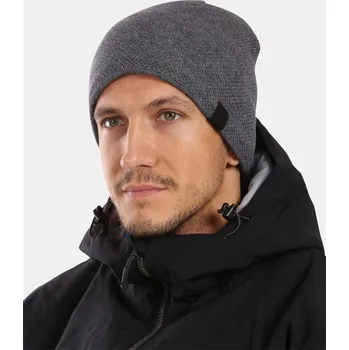 Čepice KILPI - Čepice pánská DRACO-M, tm.šedá UNI