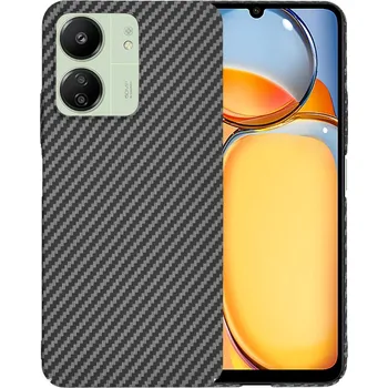 Pouzdro na mobilní telefon Techsuit Carbonite FiberShell Redmi 13C 4G5G Poco C65 Black