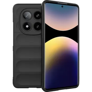 Pouzdro na mobilní telefon Ochranný kryt Techsuit Magic Shield pro Xiaomi Redmi Note 14 Pro 4G černý