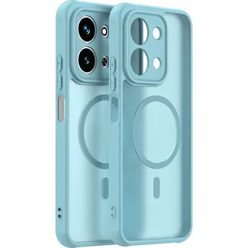 Pouzdro na mobilní telefon Techsuit HaloFrost II MagSafe pro Xiaomi Redmi 15C 4G/5G mátově zelená