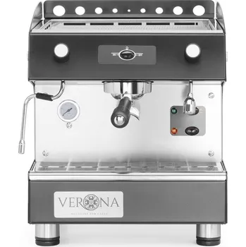 Kávovar Kávovar Romeo Easy 1 pákový, poloautomatický, černý, HENDI, 230V/1800W, 375x530x(H)485mm