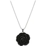 Troli Černý náhrdelník kytička + 2 měsíce na vrácení zboží