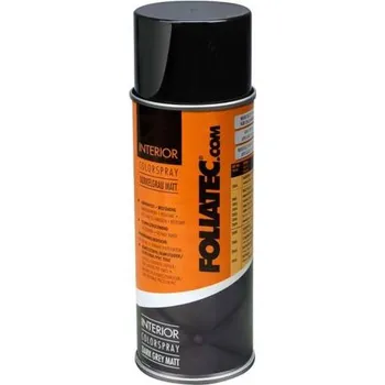 Barva ve spreji FOLIATEC barva na interiér - Interior Color Spray 400ml, barva: tmavě šedá matná