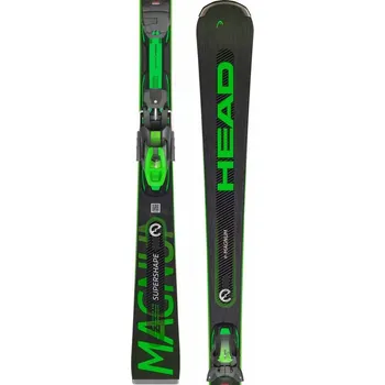 Zimní sport Head Supershape e-Magnum + vázání PRD 12 GW - 0 - zelená | černá - 177 cm