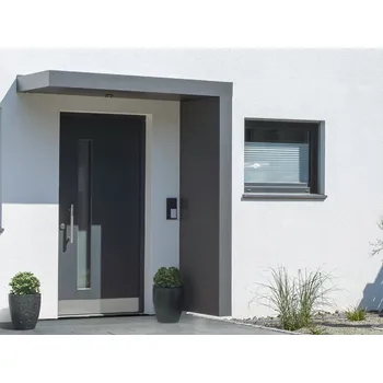 Stříška nad vchodové dveře Gutta BS/B Plus LED strip odtok P vchodová stříška 160 x 90 cm volitelná RAL