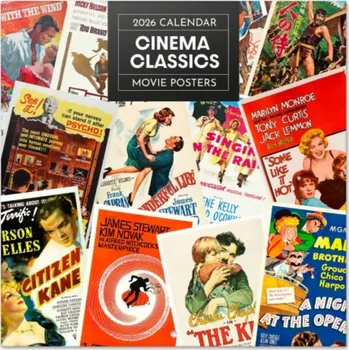 Kalendář Oficiální nástěnný kalendář 2026 Cinema Classics: Filmová klasika (30 x 30|60 cm)