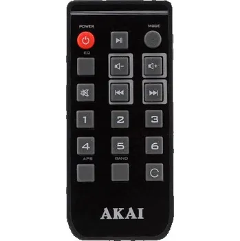 Televizní držák ND dálkové ovládání k autorádiu AKAI, ND AKAI CA-2DIN7135S dálkové ovládání, náhradní díl, k výrobku AKAI CA-2DIN7135S