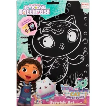 omalovánky Vyškrabávací obrázky Gábinčin kouzelný domeček Alltoys Canenco