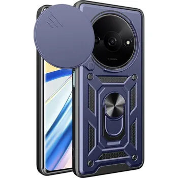 Pouzdro na mobilní telefon Techsuit Řada CamShield Xiaomi Redmi A3 Redmi A3x Modrý