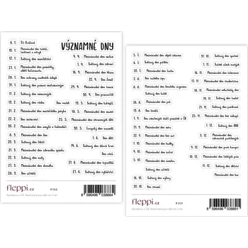 samolepka Fleppi Samolepky Významné dny